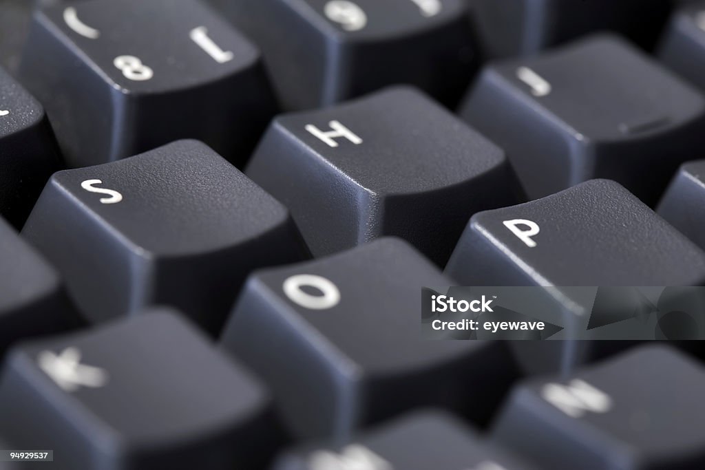 Comprar escreve no teclado - Foto de stock de Atividade comercial royalty-free