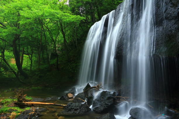 istock Summer Tatsuzawa immobile waterfall 949296220