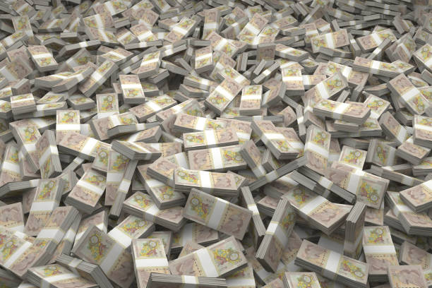 istock Bundles of British £10 Pound Notes Bills - All notes in this set 949299068