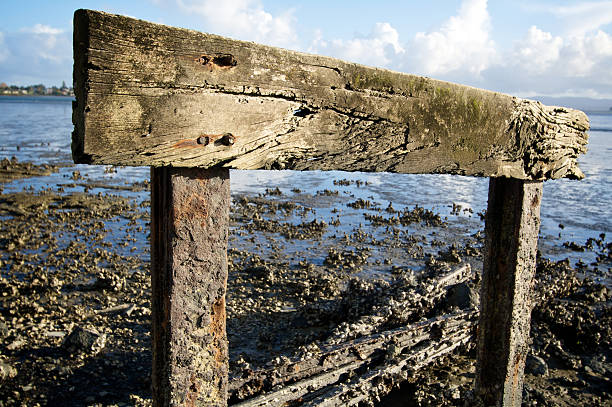 Arch to the sea stock photo