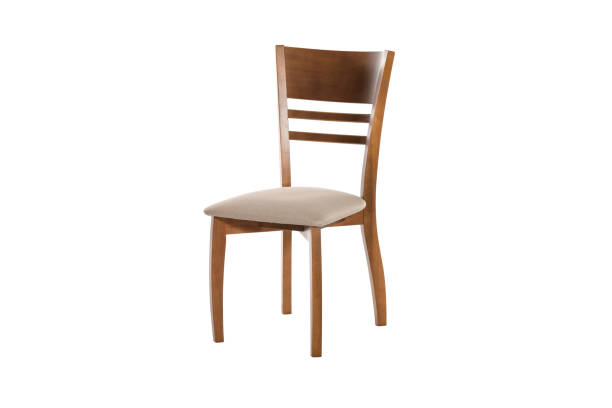 istock Wood chair. Object isolated of white background 949301996