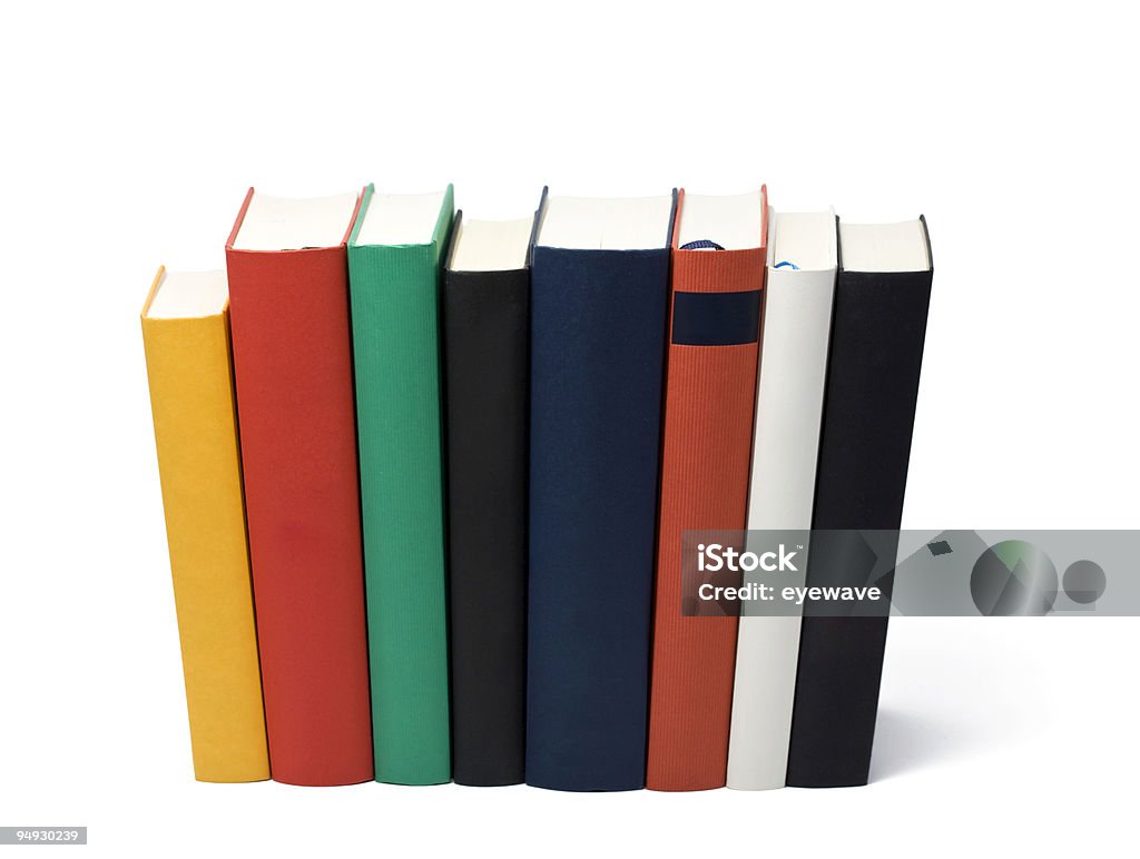 Prospettiva di libri - Foto stock royalty-free di Arancione