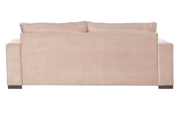 istock modern beige suede couch sofa   isolated on white background 949306964