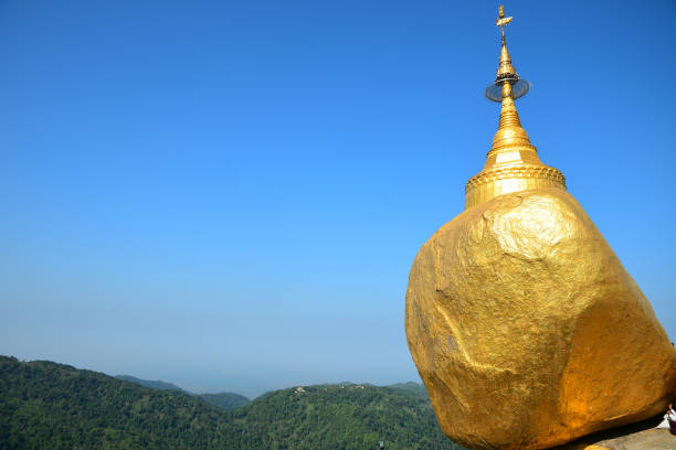Golden Rock Pagoda in Myanmar
