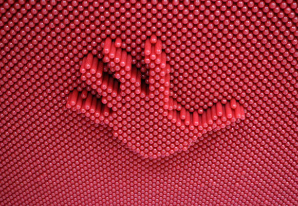 trace children's hands. handprint on printscreen