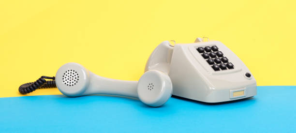istock Vintage grey telephone 949352724