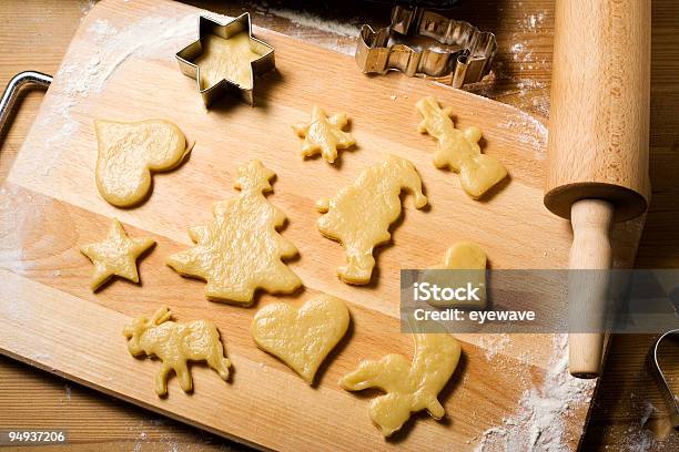 Preparing Christmas Cookies Stock Photo - Download Image Now - Angel, Christmas, Christmas Tree