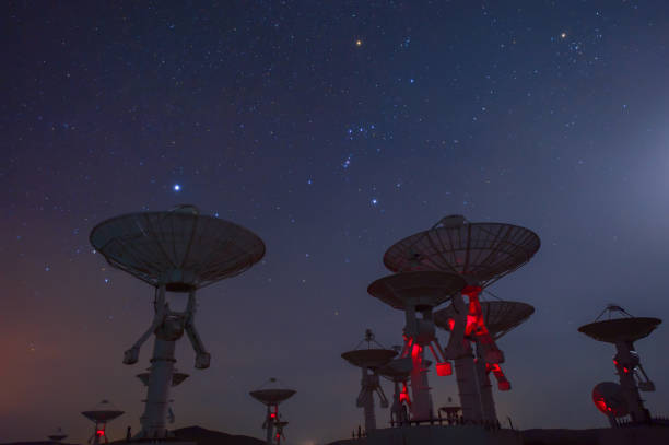 istock Radio spectrum imager array Under the constellation of Orion 949374340