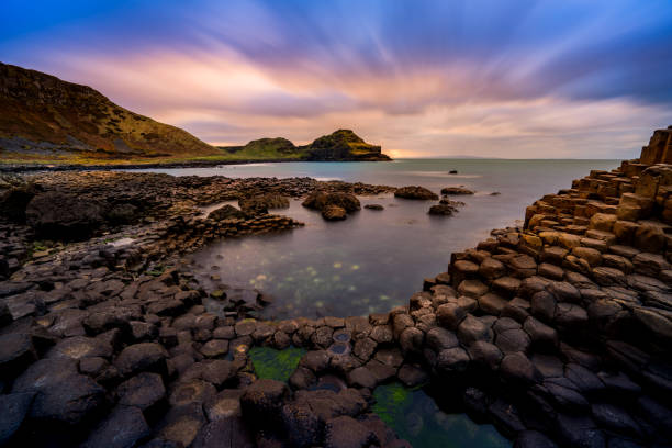 istock Sunset At Giant's Causeway in North Ireland 949375056