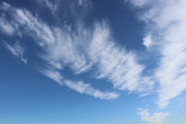 istock Cumulus and cirrus clouds against blue sky in rural setting 949390914