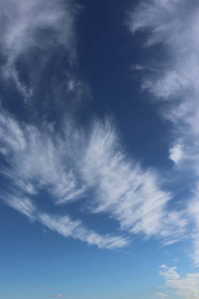 istock Cumulus and cirrus clouds against blue sky in rural setting 949390918