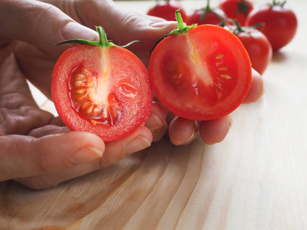 istock Delicious juicy red tomatoes. 949391458