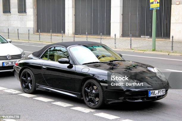 Porsche 986 Boxster Stock Photo - Download Image Now - Porsche, Advertisement, Black Color