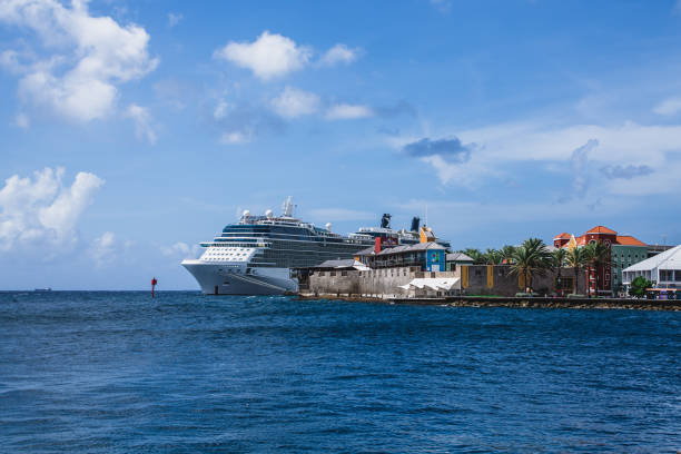 istock Cruise Ship at Point in Curacao 949395742