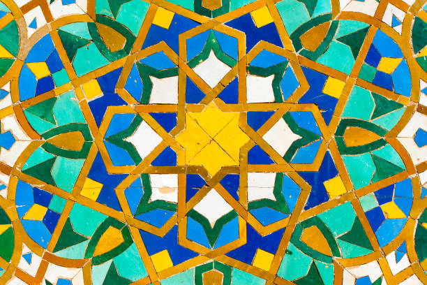 istock Moroccan tile with traditional patterns, Colorful Moroccan tiles 949404760