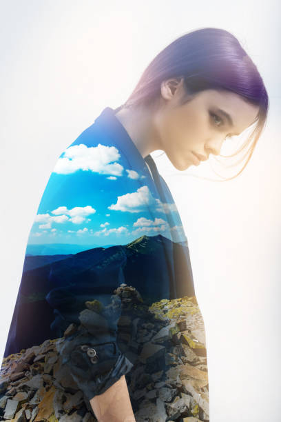 istock Calm woman feeling exhausted and leaning her head 949406152