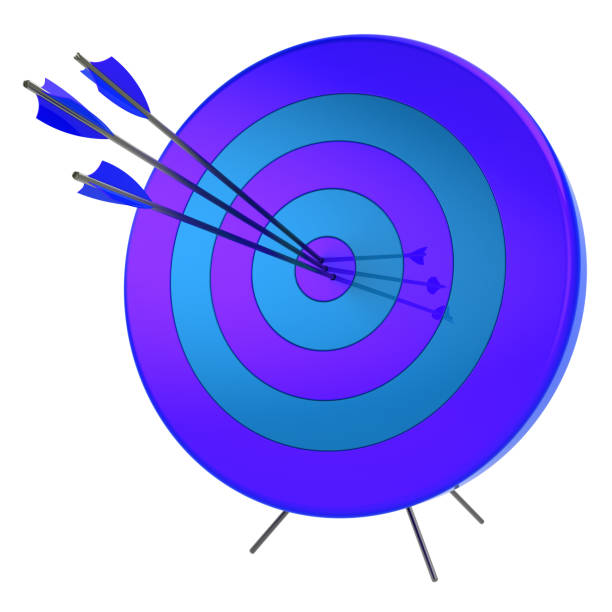 istock 3d illustration of target arrows success shooting accuracy 949421572