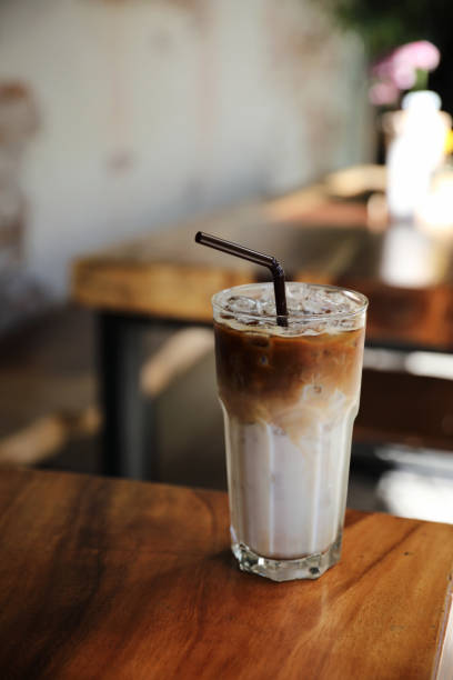 istock ice latte coffe on wood in coffee shop 949430518