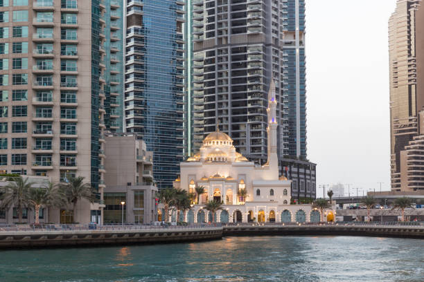 istock Panoramic view of Dubai Marina, in UAE 949436152