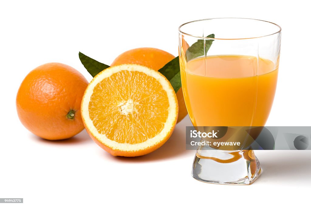 orange juice and fresh oranges  Citrus Fruit Stock Photo