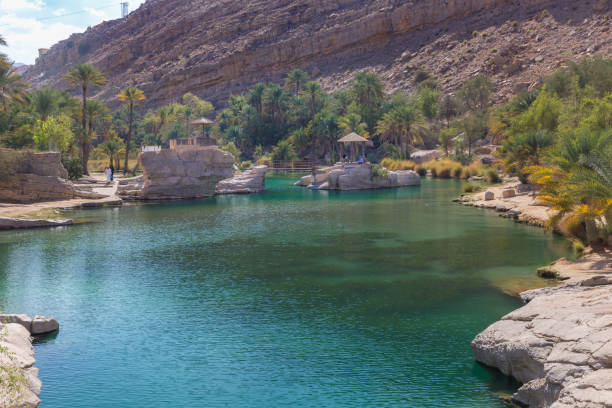 istock Emerald pools in Wadi Bani Khalid, Oman 949444142