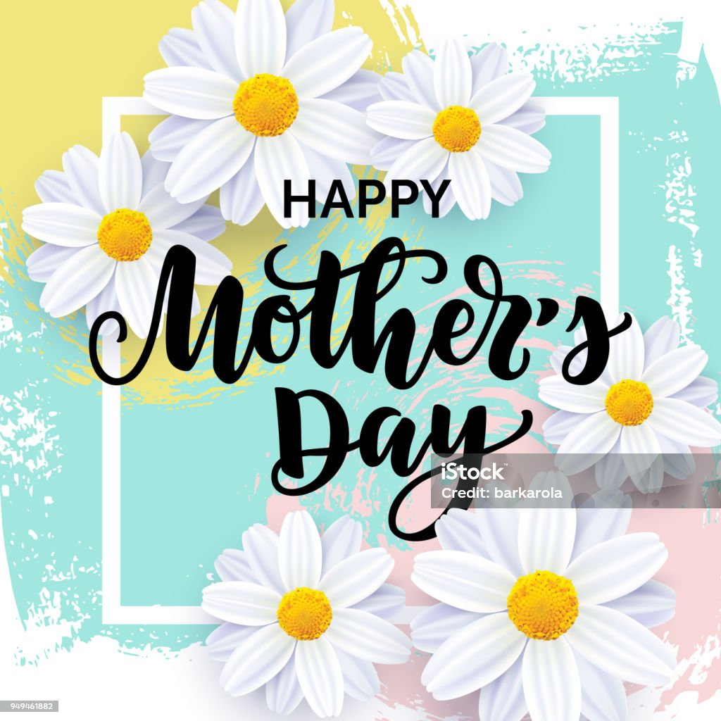 Happy Mothers Day Card Stock Illustration - Download Image Now ...