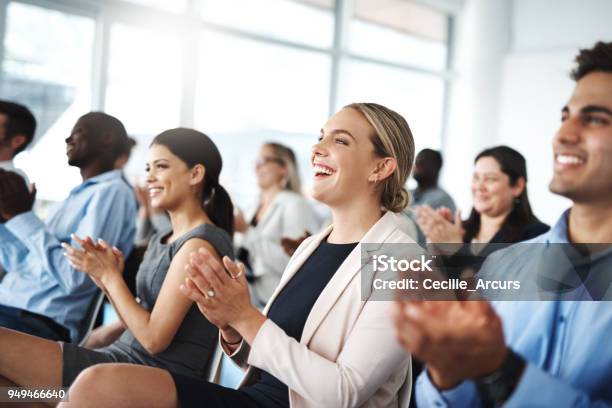 Now Thats Something To Get Excited About Stock Photo - Download Image Now - Meeting, Conference - Event, Business