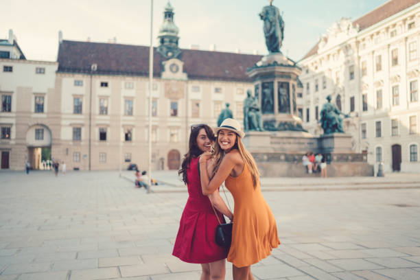 istock Beautiful women exploring Vienna 949475394
