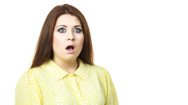 istock Shocked amazed woman 949476746