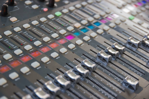 istock Mixing Console  of a big HiFi system 949483226