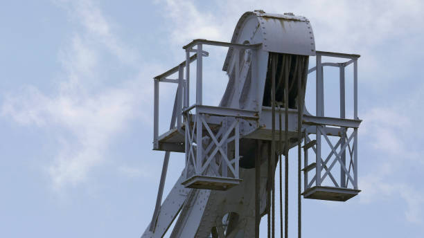 istock Rope suspension of a loading crane for loading and unloading of ships 949491574