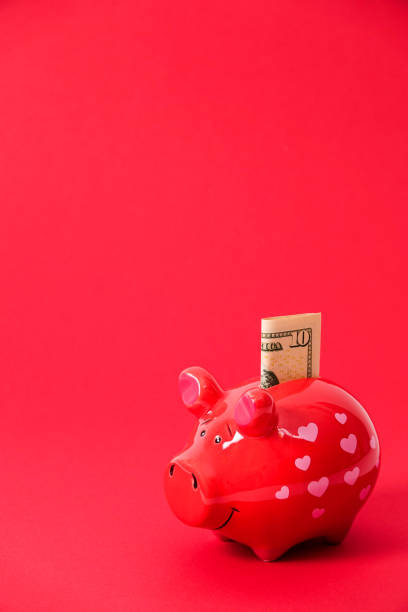 istock Red piggy bank 949504238