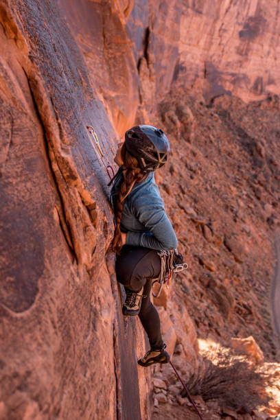 istock Female Rock Climber in Moab 949504524