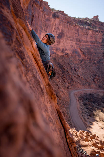 istock Female Rock Climber in Moab 949504540