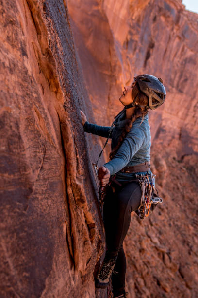 istock Female Rock Climber in Moab 949504548