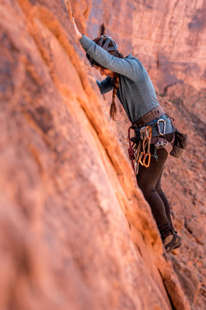 istock Female Rock Climber in Moab 949504550