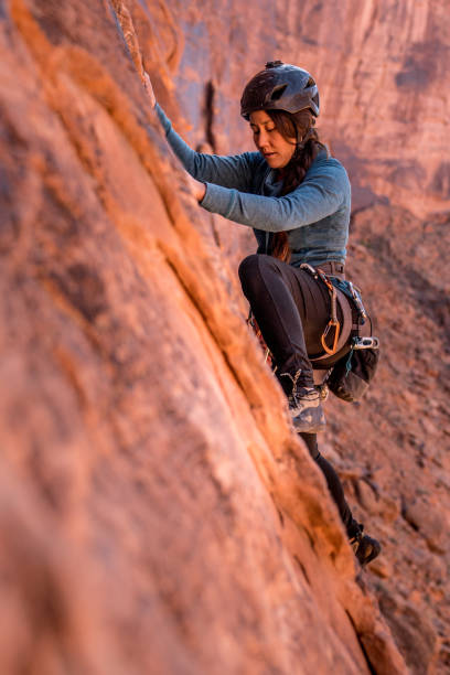istock Female Rock Climber in Moab 949504556