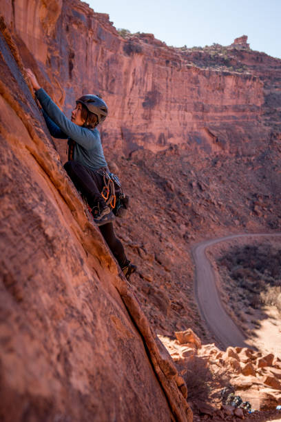istock Female Rock Climber in Moab 949504564