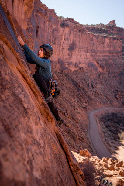istock Female Rock Climber in Moab 949504568