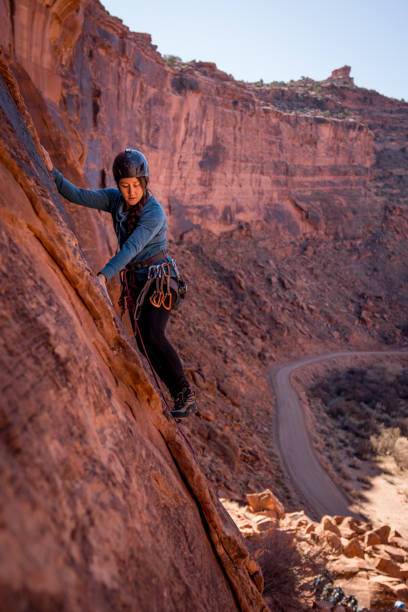 istock Female Rock Climber in Moab 949504638