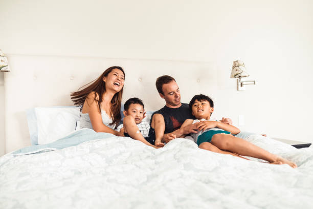 istock Family have fun in the morning. 949507846