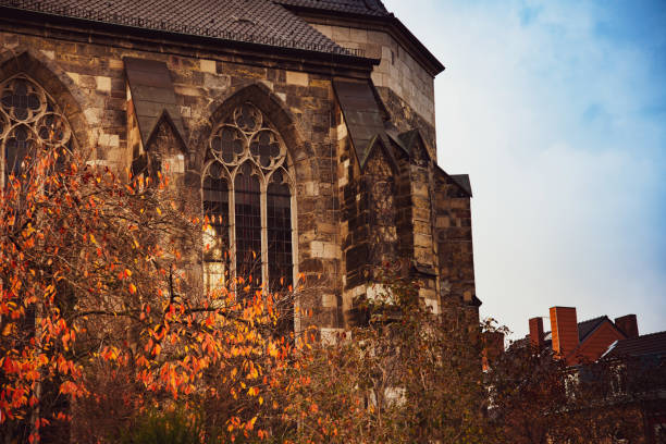 istock old Town buildings in Aachen, Germany 949515404
