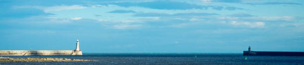 Tynemouth and South Shields piers