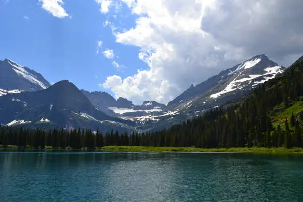 Glacier national park twin lake
