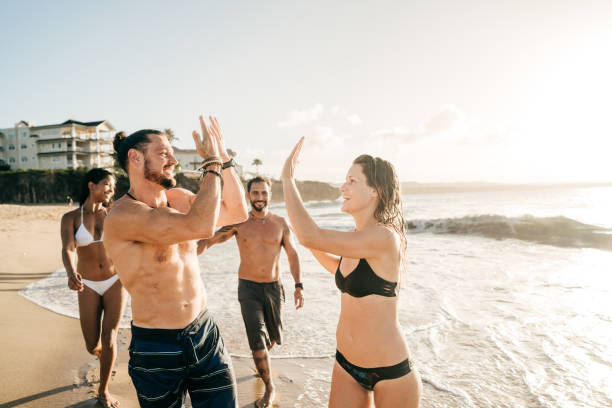 istock Friendship turning into summer romance 949560834
