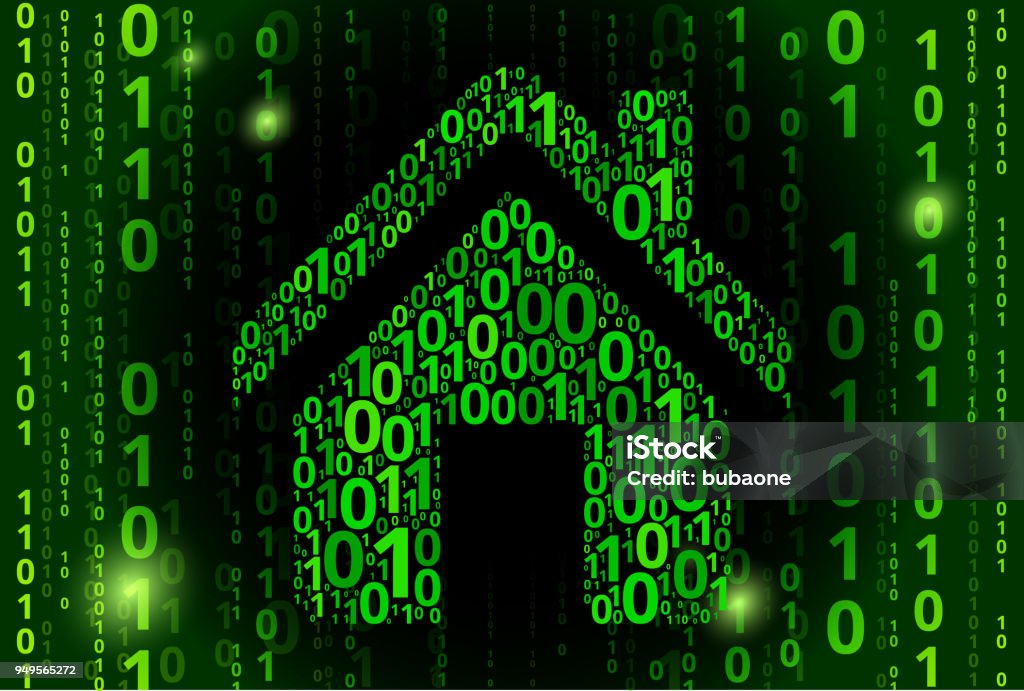 Home Binary Code Vector Pattern Background Stock Illustration ...