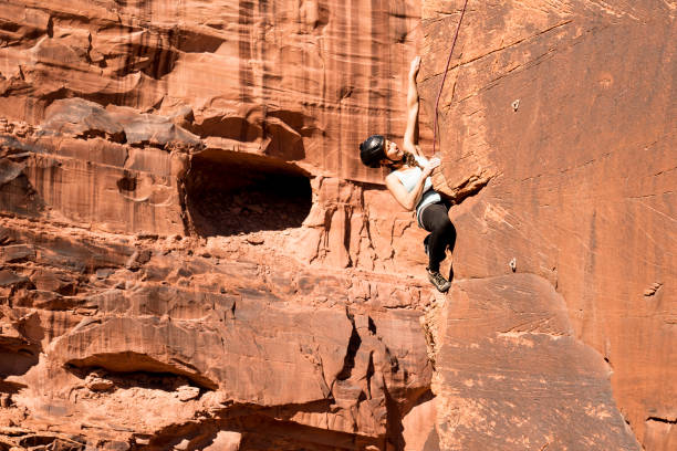 istock Female Rock Climber in Moab 949565860