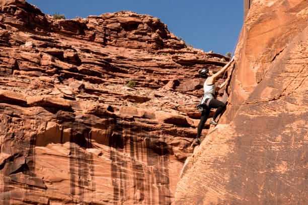 istock Female Rock Climber in Moab 949565882