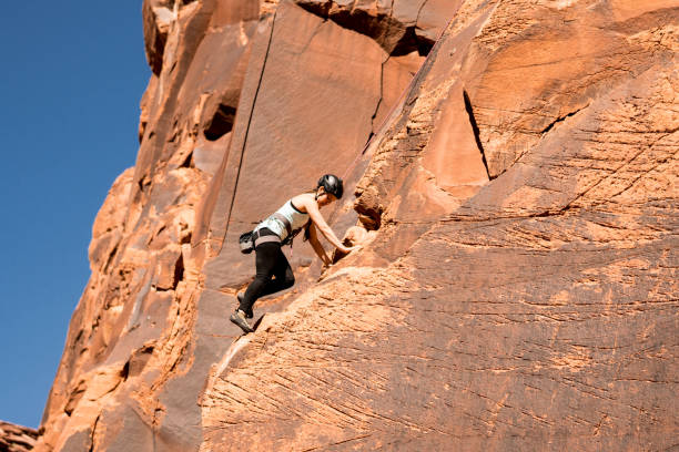 istock Female Rock Climber in Moab 949565884