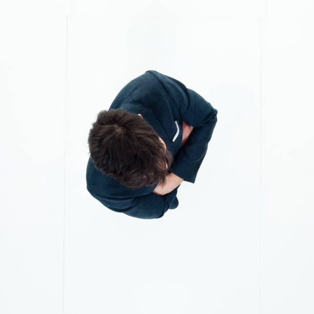 istock Directly above view of businessman 949566872
